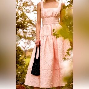 NWT 💐 Hunter Bell Mara Dress 💐 Blush Pink 💐 Size 4